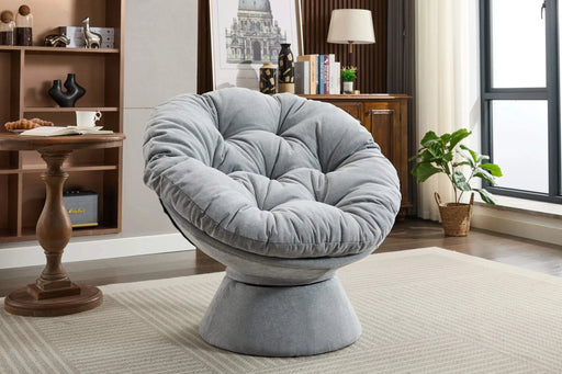 Oversized Swivel Accent Chair, 360 Swivel Barrel Chair, Papasan Chair for Living Room Bedroom Default -DTYStore