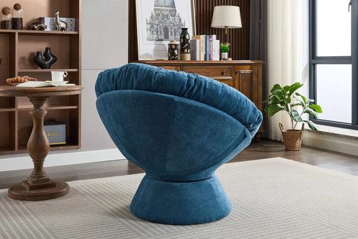 Oversized Swivel Accent Chair, 360 Swivel Barrel Chair, Papasan Chair for Living Room Bedroom Default -DTYStore