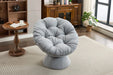 Oversized Swivel Accent Chair, 360 Swivel Barrel Chair, Papasan Chair for Living Room Bedroom Default -DTYStore