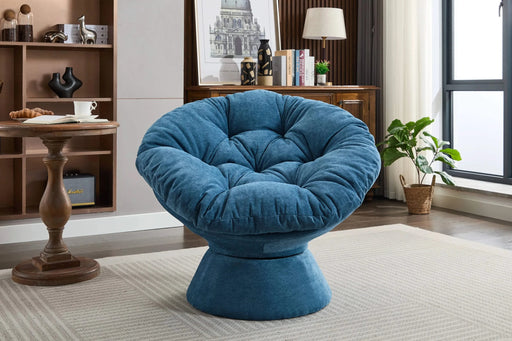 Oversized Swivel Accent Chair, 360 Swivel Barrel Chair, Papasan Chair for Living Room Bedroom Default -DTYStore