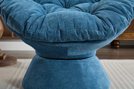 Oversized Swivel Accent Chair, 360 Swivel Barrel Chair, Papasan Chair for Living Room Bedroom Default -DTYStore