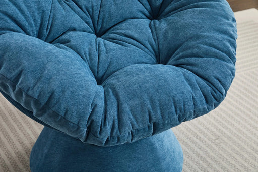 Oversized Swivel Accent Chair, 360 Swivel Barrel Chair, Papasan Chair for Living Room Bedroom Default -DTYStore