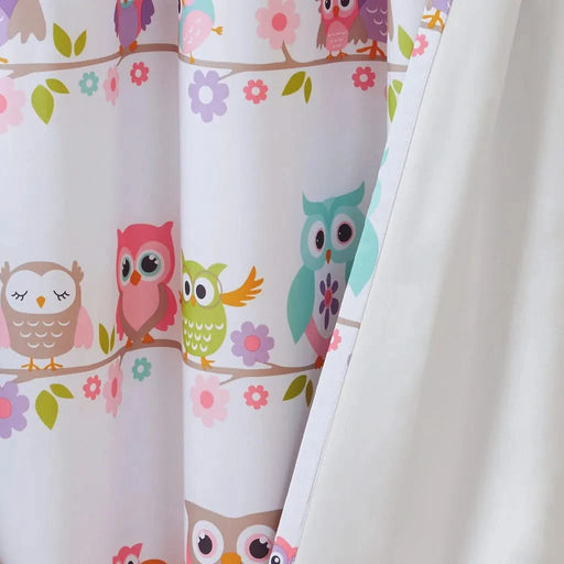 Owl Printed Blackout Curtain Panel(Only 1 Pc Panel) Default -DTYStore