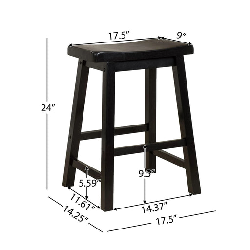 POMEROY 24IN SADDLE STOOL Default -DTYStore
