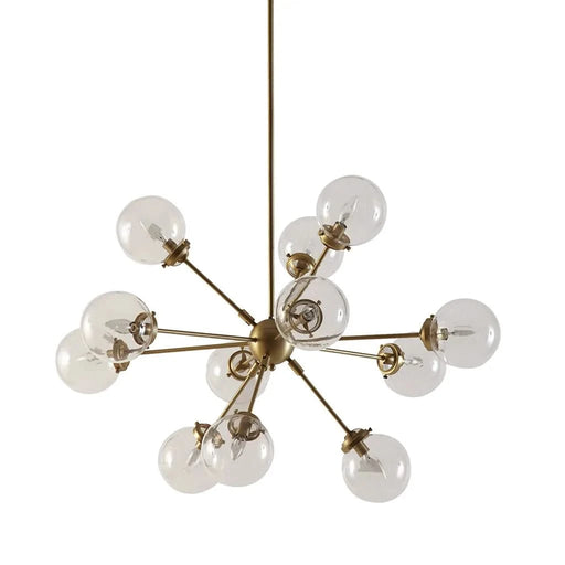 Paige 12-Light Chandelier with Oversized Globe Bulbs Default -DTYStore