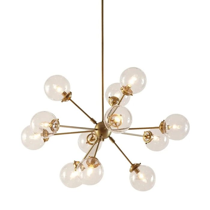 Paige 12-Light Chandelier with Oversized Globe Bulbs Default -DTYStore
