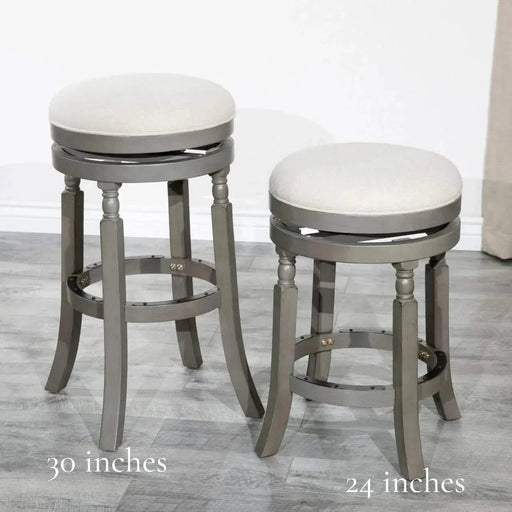 Palmer Lake Swivel Stool, 30” Bar Height or 24” Counter Height -DTYStore