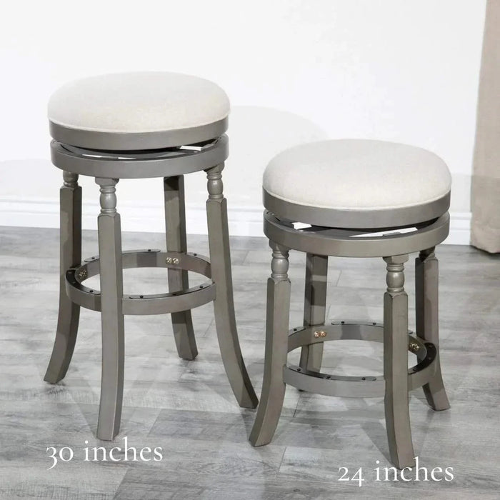 Palmer Lake Swivel Stool, 30” Bar Height or 24” Counter Height -DTYStore