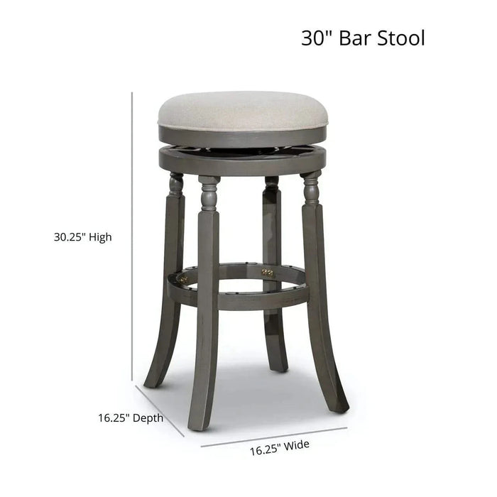 Palmer Lake Swivel Stool, 30” Bar Height or 24” Counter Height -DTYStore