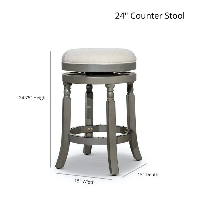 Palmer Lake Swivel Stool, 30” Bar Height or 24” Counter Height -DTYStore