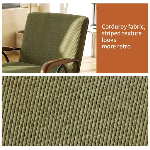 Pattern Colorful Fabric Armchair, Modern Accent Chair High Back, Living Room Chairs with Metal Legs and Soft Padded, Sofa Chairs for Home Office,Bedroom,Dining Room Default -DTYStore