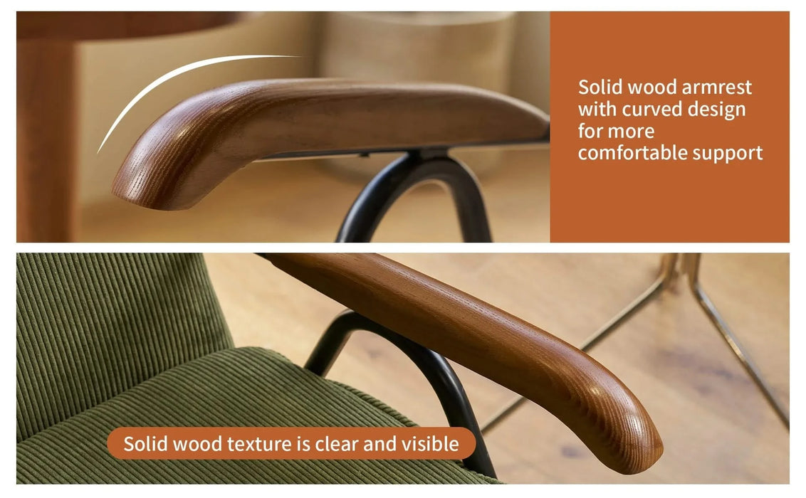 Pattern Colorful Fabric Armchair, Modern Accent Chair High Back, Living Room Chairs with Metal Legs and Soft Padded, Sofa Chairs for Home Office,Bedroom,Dining Room Default -DTYStore