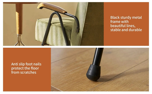 Pattern Colorful Fabric Armchair, Modern Accent Chair High Back, Living Room Chairs with Metal Legs and Soft Padded, Sofa Chairs for Home Office,Bedroom,Dining Room Default -DTYStore