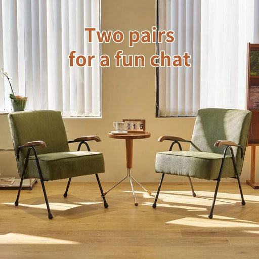 Pattern Colorful Fabric Armchair, Modern Accent Chair High Back, Living Room Chairs with Metal Legs and Soft Padded, Sofa Chairs for Home Office,Bedroom,Dining Room Default -DTYStore