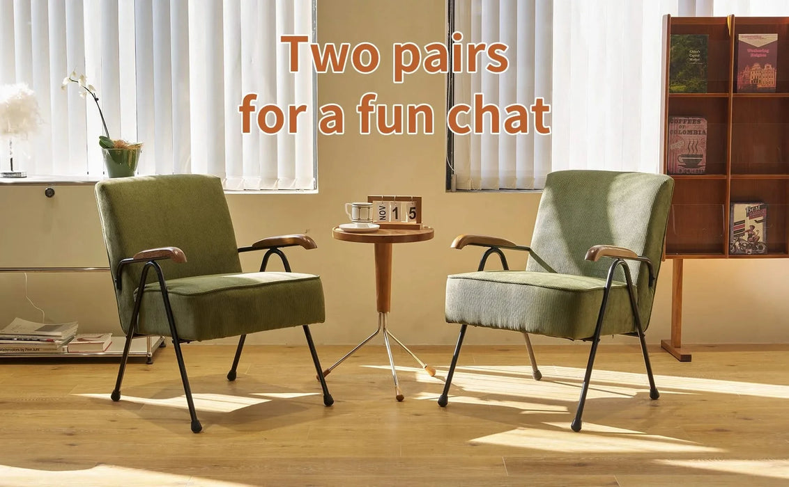 Pattern Colorful Fabric Armchair, Modern Accent Chair High Back, Living Room Chairs with Metal Legs and Soft Padded, Sofa Chairs for Home Office,Bedroom,Dining Room Default -DTYStore