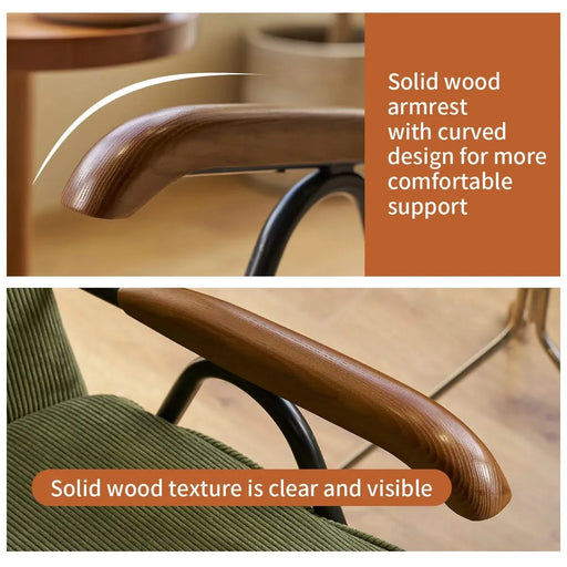 Pattern Colorful Fabric Armchair, Modern Accent Chair High Back, Living Room Chairs with Metal Legs and Soft Padded, Sofa Chairs for Home Office,Bedroom,Dining Room Default -DTYStore