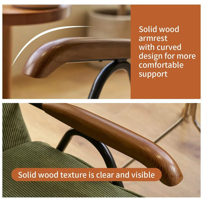 Pattern Colorful Fabric Armchair, Modern Accent Chair High Back, Living Room Chairs with Metal Legs and Soft Padded, Sofa Chairs for Home Office,Bedroom,Dining Room Default -DTYStore