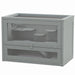 PawHut 2-Level Hamster Cage Mice and Rat House, Small Animal Habitat for Guinea Pigs, Chinchillas with Openable Top, Front Door, Shelf and Ladder, Gray Default -DTYStore