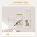 PawHut 6-pc Modern Cat Wall Shelves for Indoor Cats, Height Adjustable Jumping Platforms & Cat Hammock, Cat Shelves and Perches for Wall-Mounted Cat Tree, Cat Climbing Shelf Set, Cream - DTY Store
