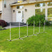 PawHut Adjustable Dog Agility Training Obstacle Set with Weaves Poles and Storage Bag - DTY Store