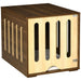 PawHut Furniture Style Dog Crate End Table with Removable Door Panel, Dog Crate Bed with Foam Cushion, Safety Lock, Indoor Use, for Small & Medium Dogs, Brown- DTY Store