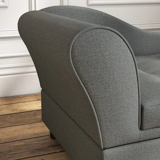 PawHut Pet Sofa, Dog Couch, Elevated Pet Bed for Small and Medium Dogs, with Hidden Storage, Soft Tufted Cushion, Gray Default -DTYStore