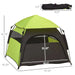 PawHut Pop Up Dog Tent for Extra Large and Large Dogs, Portable Pet Camping Tent with Carrying Bag for Beach, Backyard, Home, Green - DTY Store