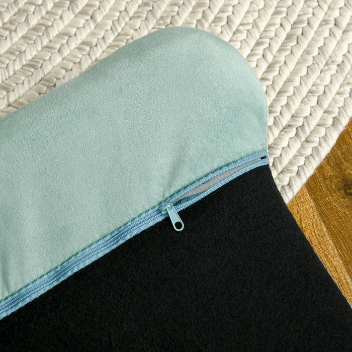 PawHut Velvet Large Dog Couch with Foam Cushion, Soft and Cute Dog Bed with Pearl Design, Dog Sofa for Big and Medium Dogs, Green - DTY Store