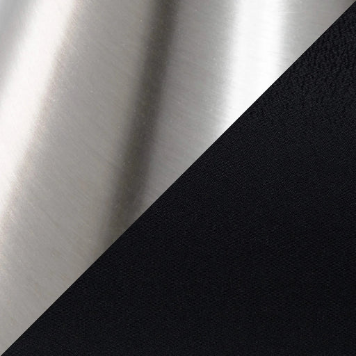 Pebble 29' Contemporary Metal Table Lamp in Brushed Nickel with Black Linen Shade from Grandview Gallery by LumiSource - Set of 2 Default -DTYStore