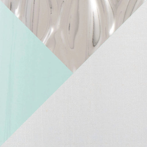 Penelope 22' Contemporary Ceramic Table Lamp with Tiffany Blue & Silver Ceramic Body and White Shade by LumiSource Default -DTYStore