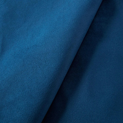 Peyton Upholstered King Bed with 54' High Headboard and Nailhead Trim Wingback in Blue Velvet, No Box Spring Needed Default -DTYStore