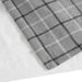 Plaid Rod Pocket and Back Tab Curtain Panel with Fleece Lining, Thermal Insulated Grey Not Specified -DTYStore
