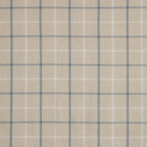 Plaid Rod Pocket and Back Tab Curtain Panel with Fleece Lining, Thermal Insulated Beige 1PC -DTYStore