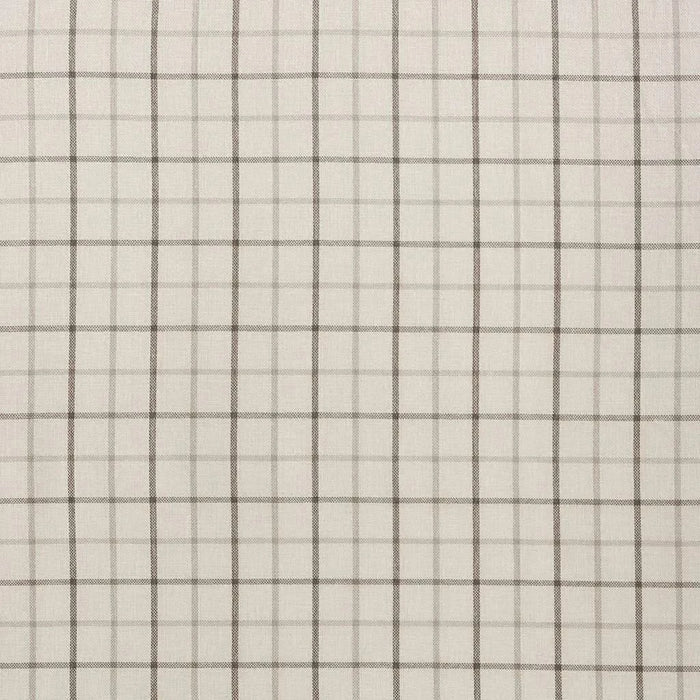 Plaid Rod Pocket and Back Tab Curtain Panel with Fleece Lining, Thermal Insulated Natural -DTYStore