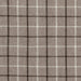 Plaid Rod Pocket and Back Tab Curtain Panel with Fleece Lining, Thermal Insulated Brown 50x108' 1PC -DTYStore