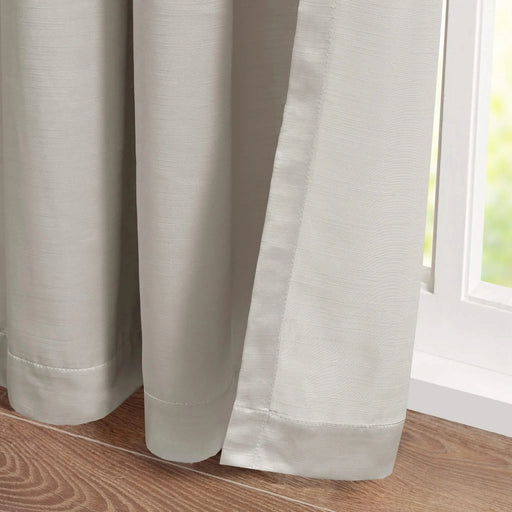 Pleat Curtain Panel with Tieback (Single) White 52x84' Default -DTYStore
