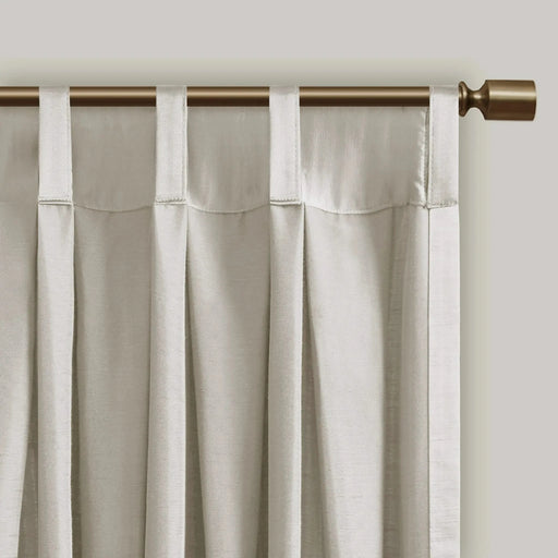 Pleat Curtain Panel with Tieback (Single) White 52x84' Default -DTYStore