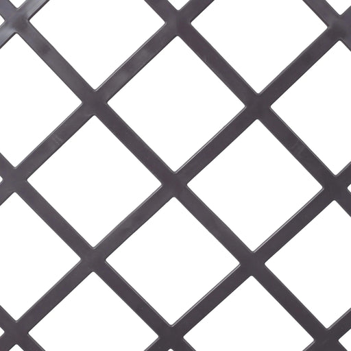 Poly Rattan Brown Trellis Raised Bed with Drainage Plug - 2 Removable Pots with Large Flower Boxes - Built-in Support for Climbing Plants - Outdoor Patio Garden Decoration Default -DTYStore