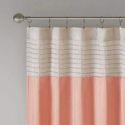 Polyoni Pintuck Curtain Panel(Only 1 Pc Panel) Default -DTYStore