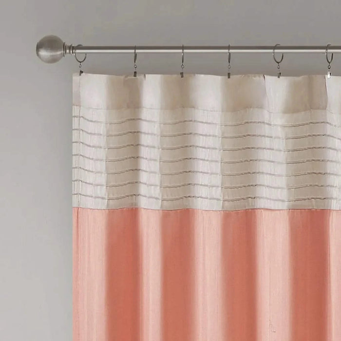 Polyoni Pintuck Curtain Panel(Only 1 Pc Panel) Default -DTYStore
