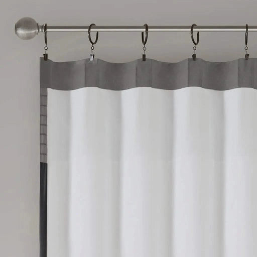 Polyoni Pintuck Curtain Panel(Only 1 Pc Panel) Default -DTYStore