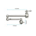 Pot Filler Faucet Wall Mount - DTY Store