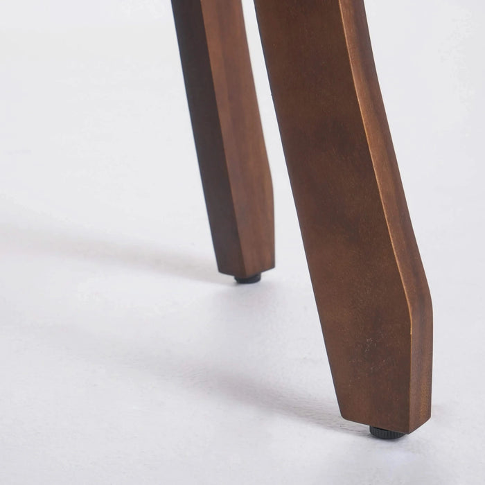 Primrose Outdoor Dark Gray Finished Acacia Wood Barstools with Foot Rest, Set of 2, Contemporary Style Default -DTYStore