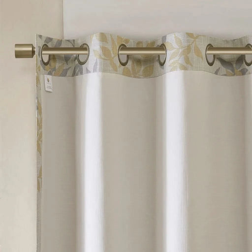 Printed Botanical Blackout Curtain Panel(Only 1 Pc Panel) Default -DTYStore