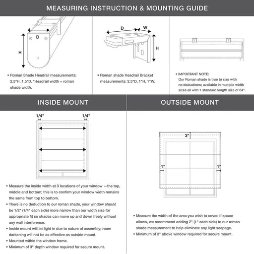 Printed Faux Silk Room Darkening Cordless Roman Shade Default -DTYStore