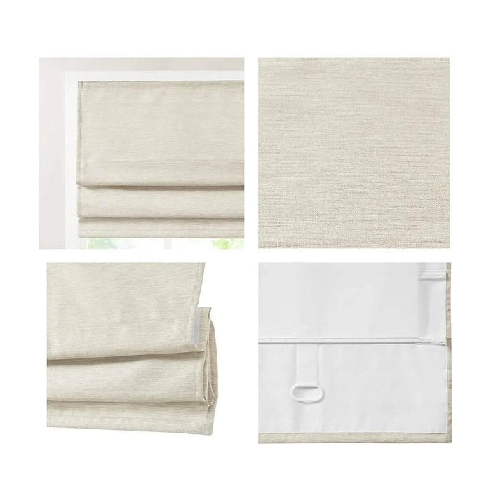 Printed Faux Silk Room Darkening Cordless Roman Shade Default -DTYStore