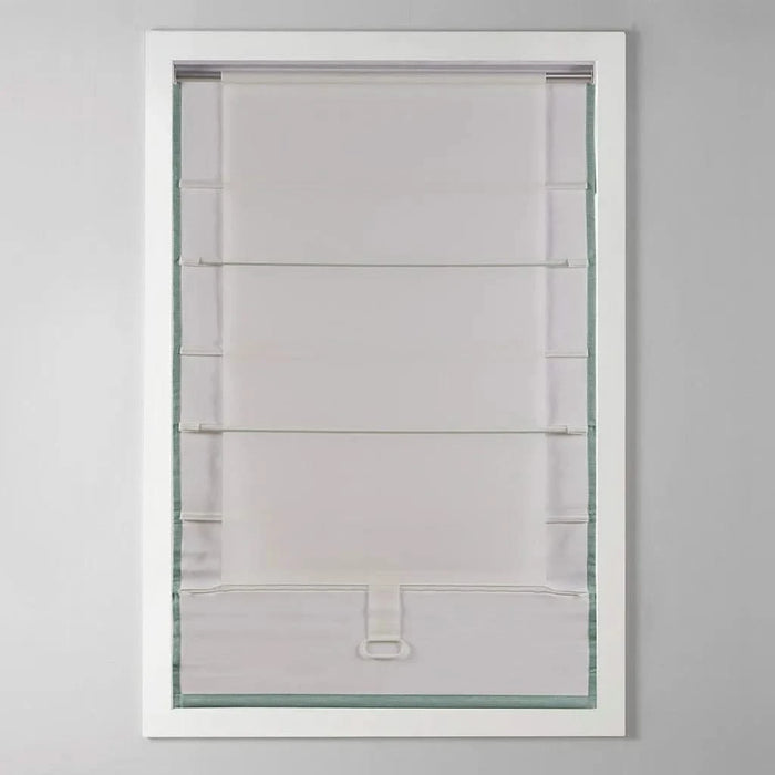 Printed Faux Silk Room Darkening Cordless Roman Shade Default -DTYStore