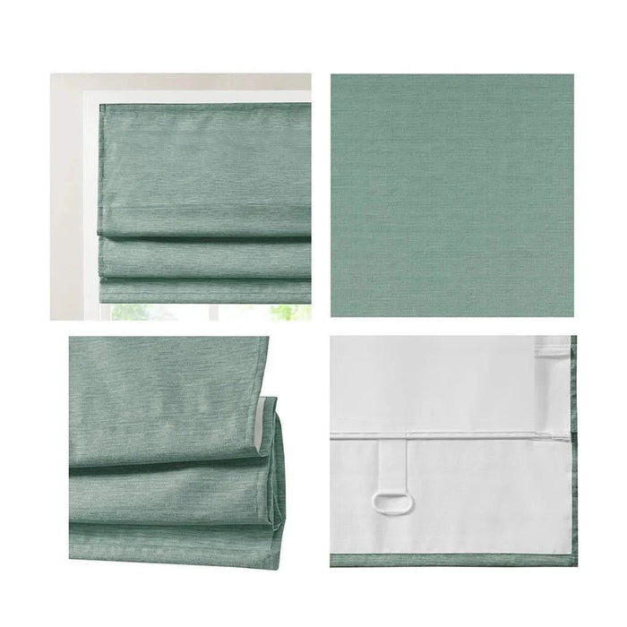 Printed Faux Silk Room Darkening Cordless Roman Shade Default -DTYStore