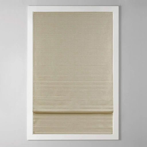 Printed Faux Silk Room Darkening Cordless Roman Shade Default -DTYStore