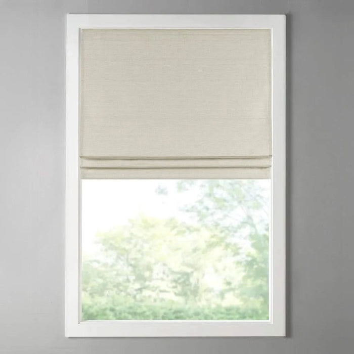 Printed Faux Silk Room Darkening Cordless Roman Shade Default -DTYStore